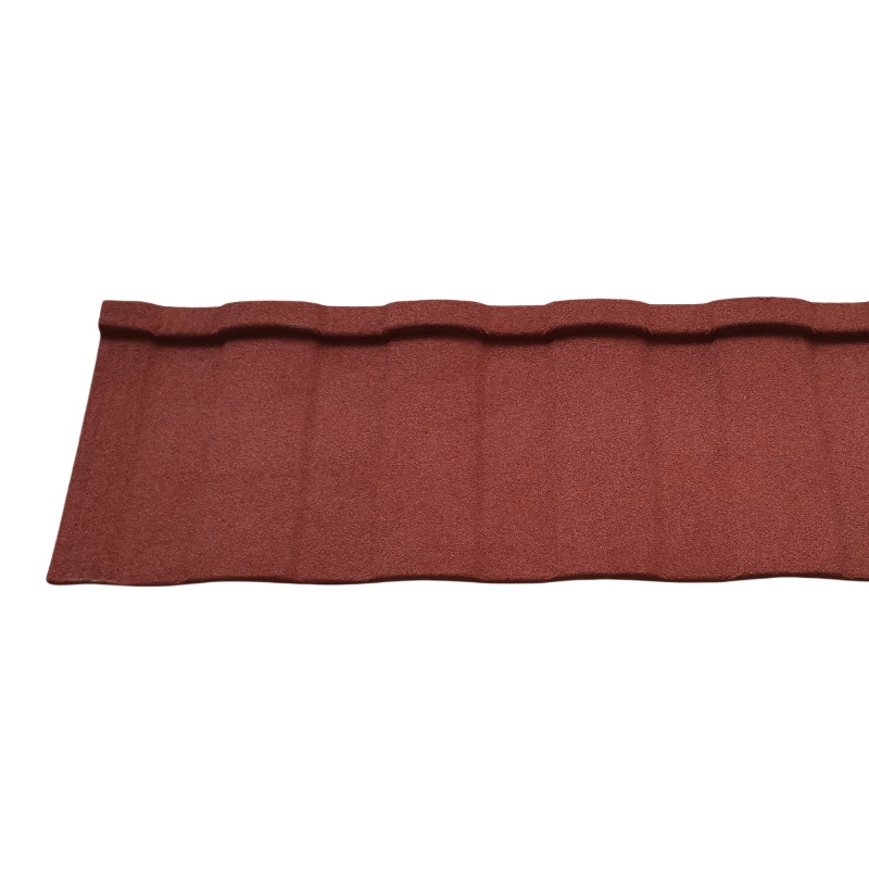 Wholesale Market New Roman Tiles Stone Coated Steel Metal Roof Tiles