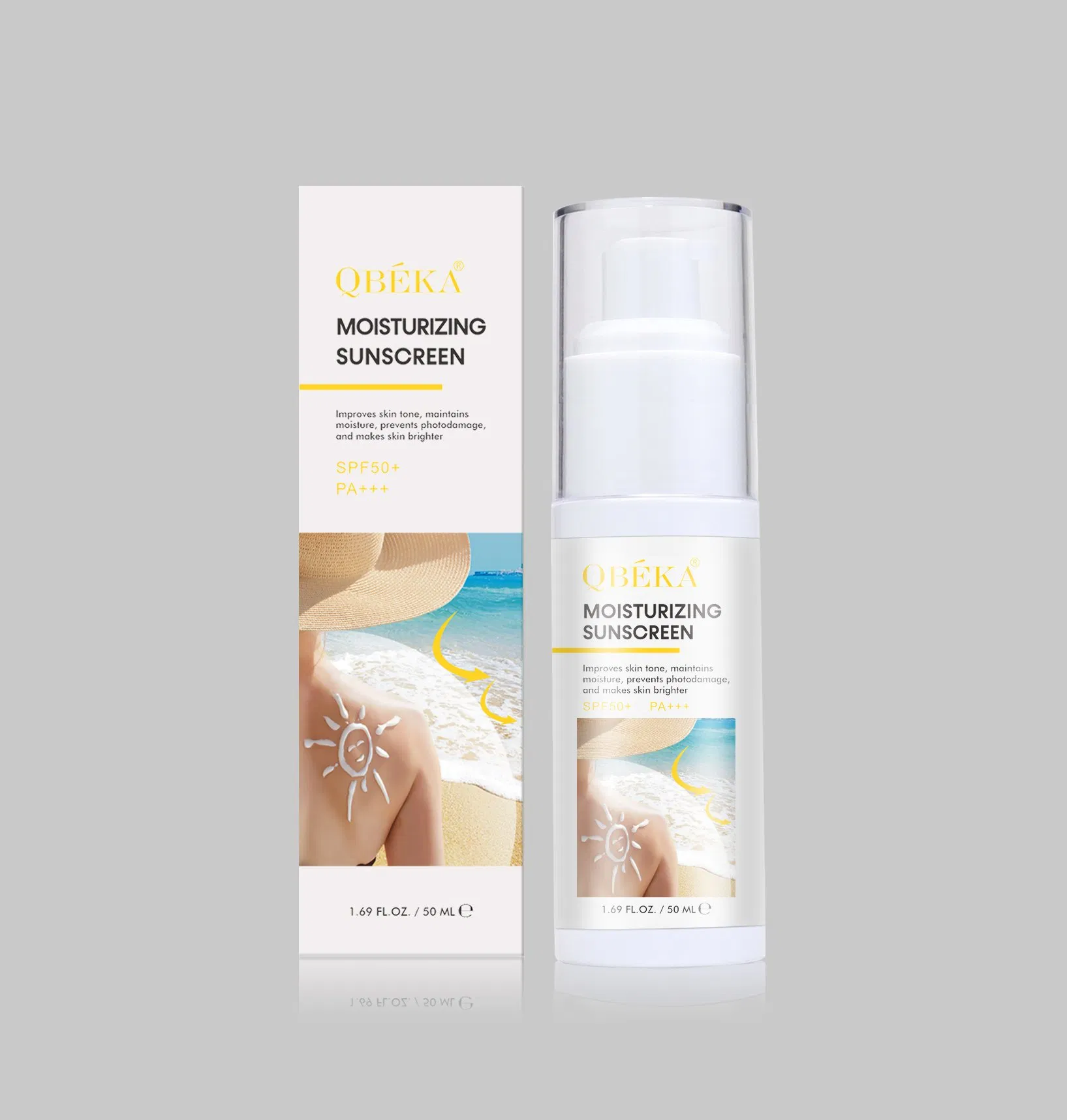 Qbeka Moisturizing Sunscreen Clean Beauty Protection Face Cream Skincare Enthusiasts Non-Greasy
