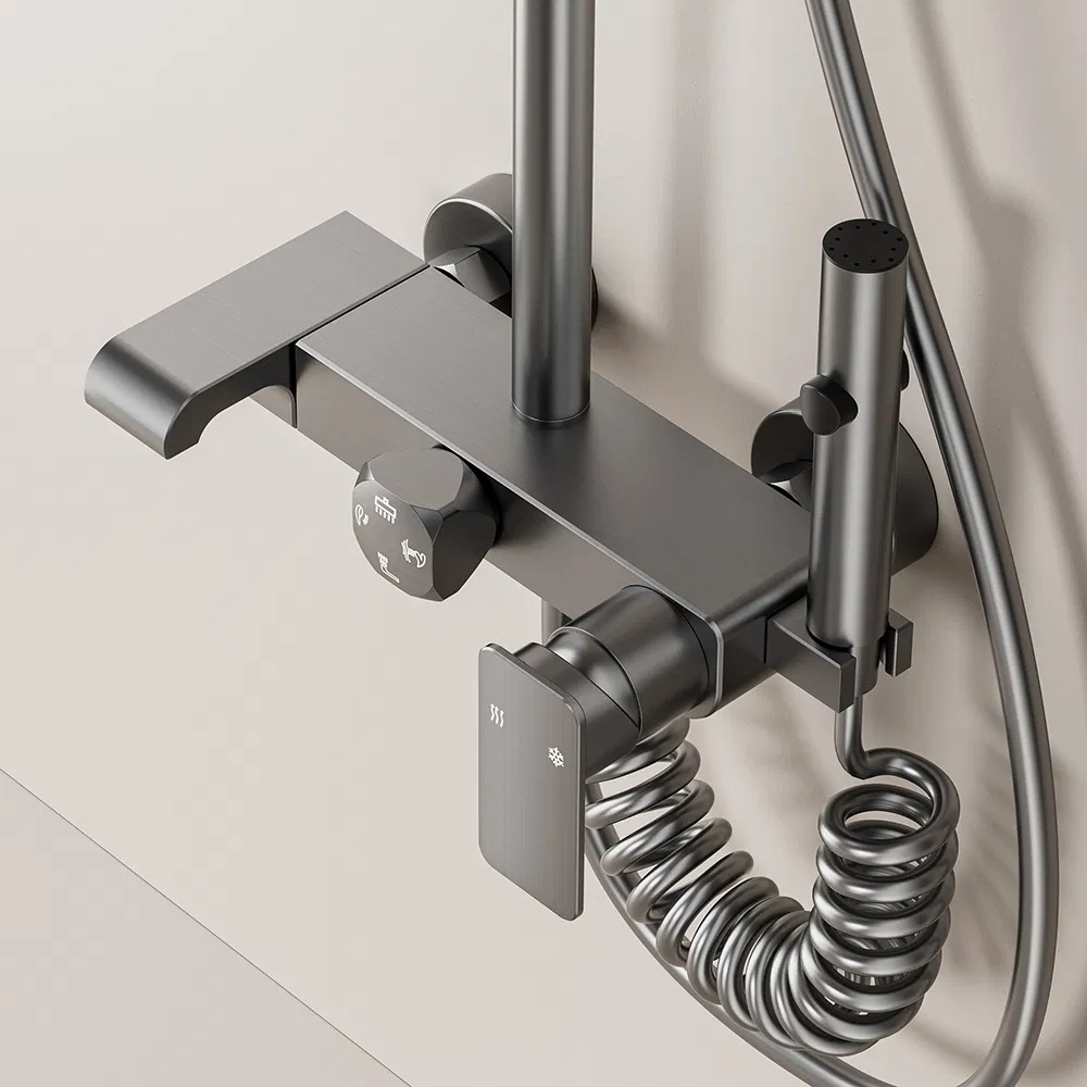 Bathroom Shower Set with Rainfall Headshower and Handheld