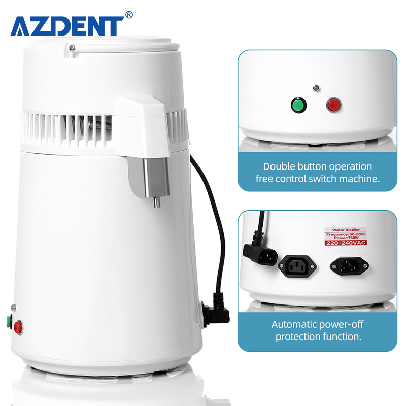 750W Home Countertop Water Distiller Machine with 4L Plastic Jug