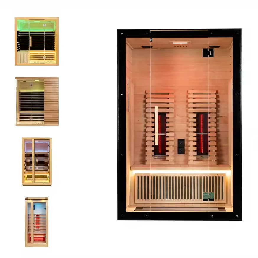 Инфракрасная сауна для 2 человек с подсветкой