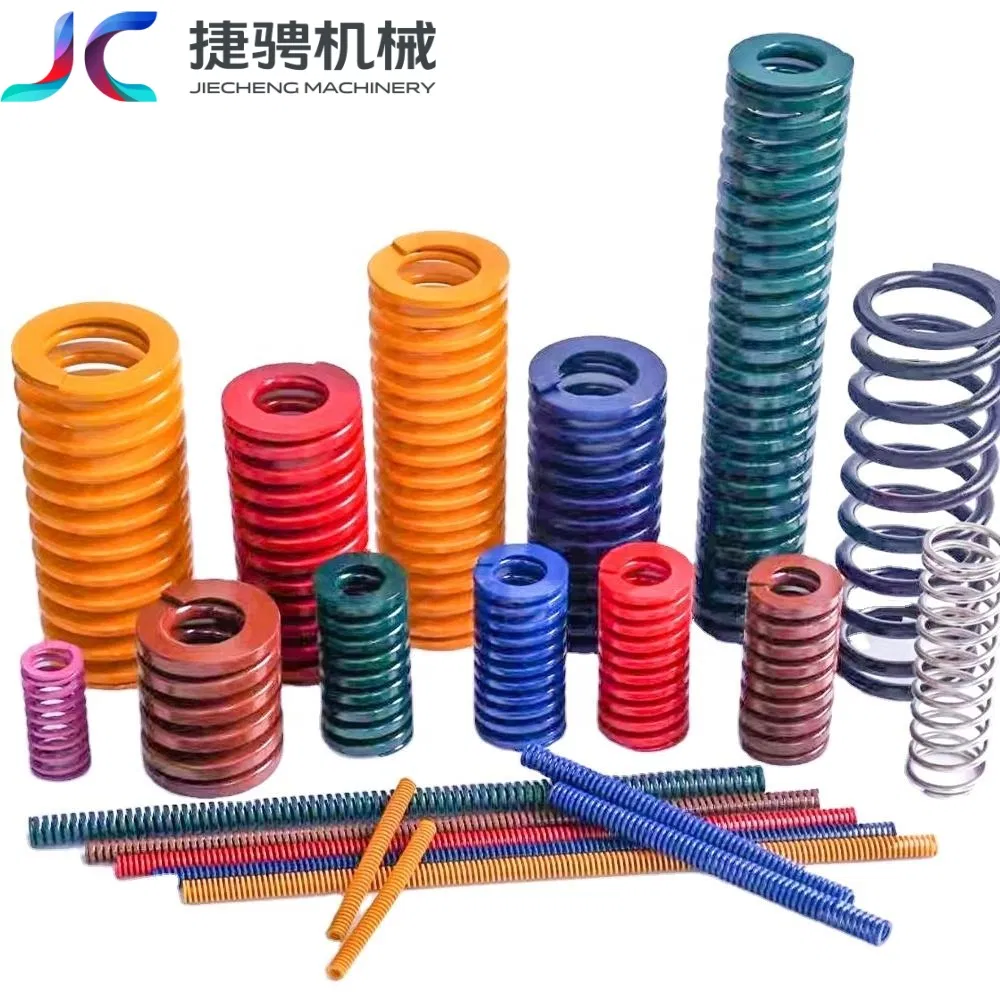 Compression Springs of Light Spring Rate with Rectangular Section (Color Code: Green)