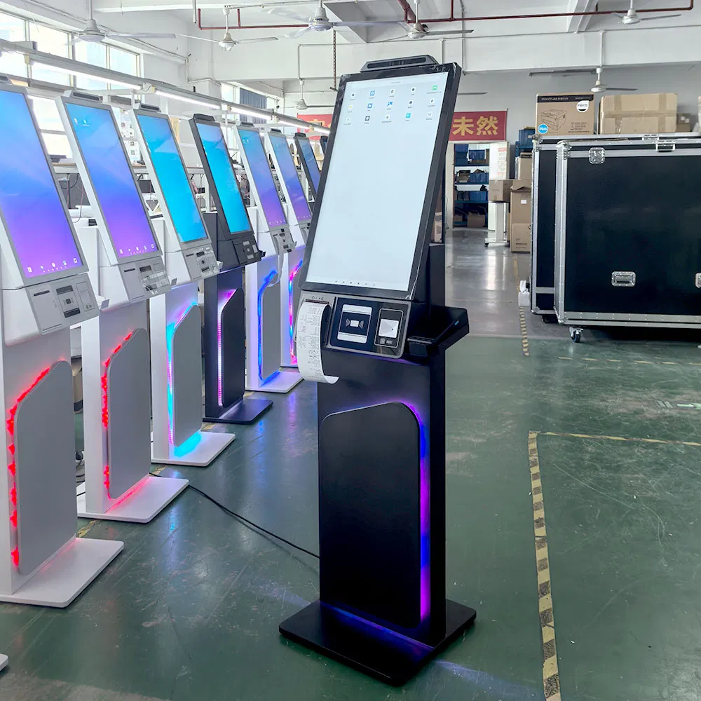 27 Inch Smart Digital Payment Kiosk with Printer Camera and NFC