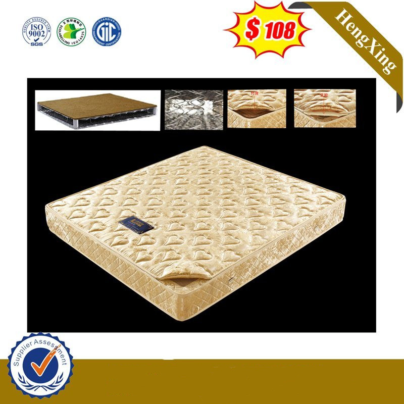High Quality Hotel Home Furniture Bed Base Bed Mattress with 3 Year Warranty