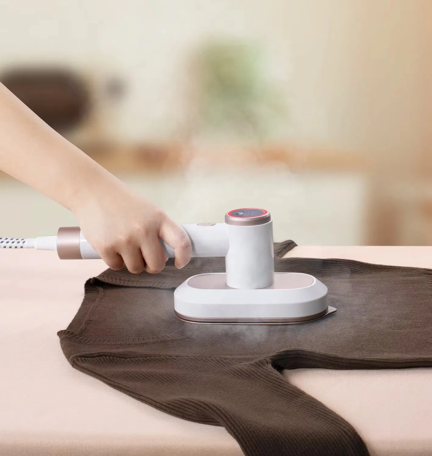 Smart Turbocharged Electric Iron Steamer for Home Use 3-Level Steam Dry Ironing 45s Fast Heat-up Nonstick 170ml Water Tank for Home Use