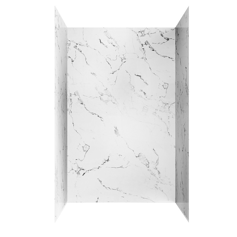Bathroom Shower Enclosure SMC Embossing Marble White Decorative Wall Panel