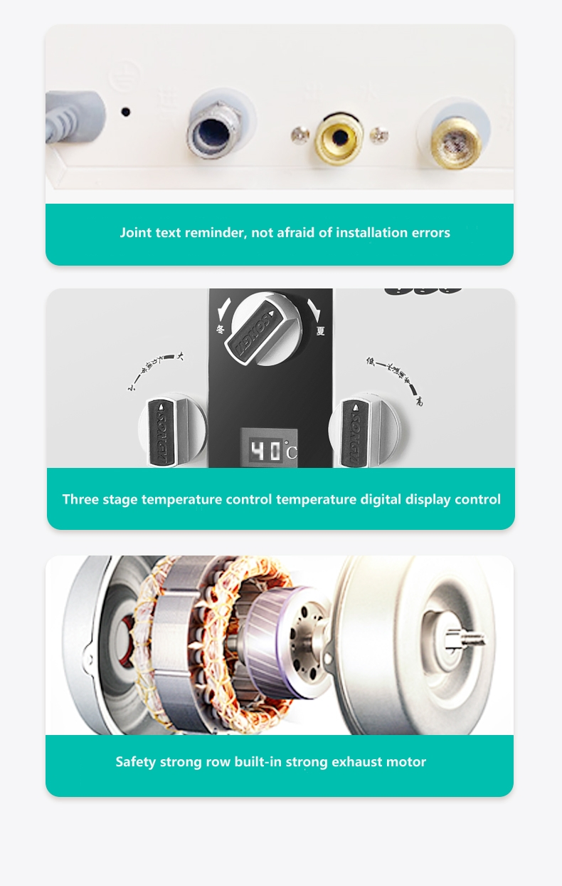 8L Gas Water Heater Strength Exhaust