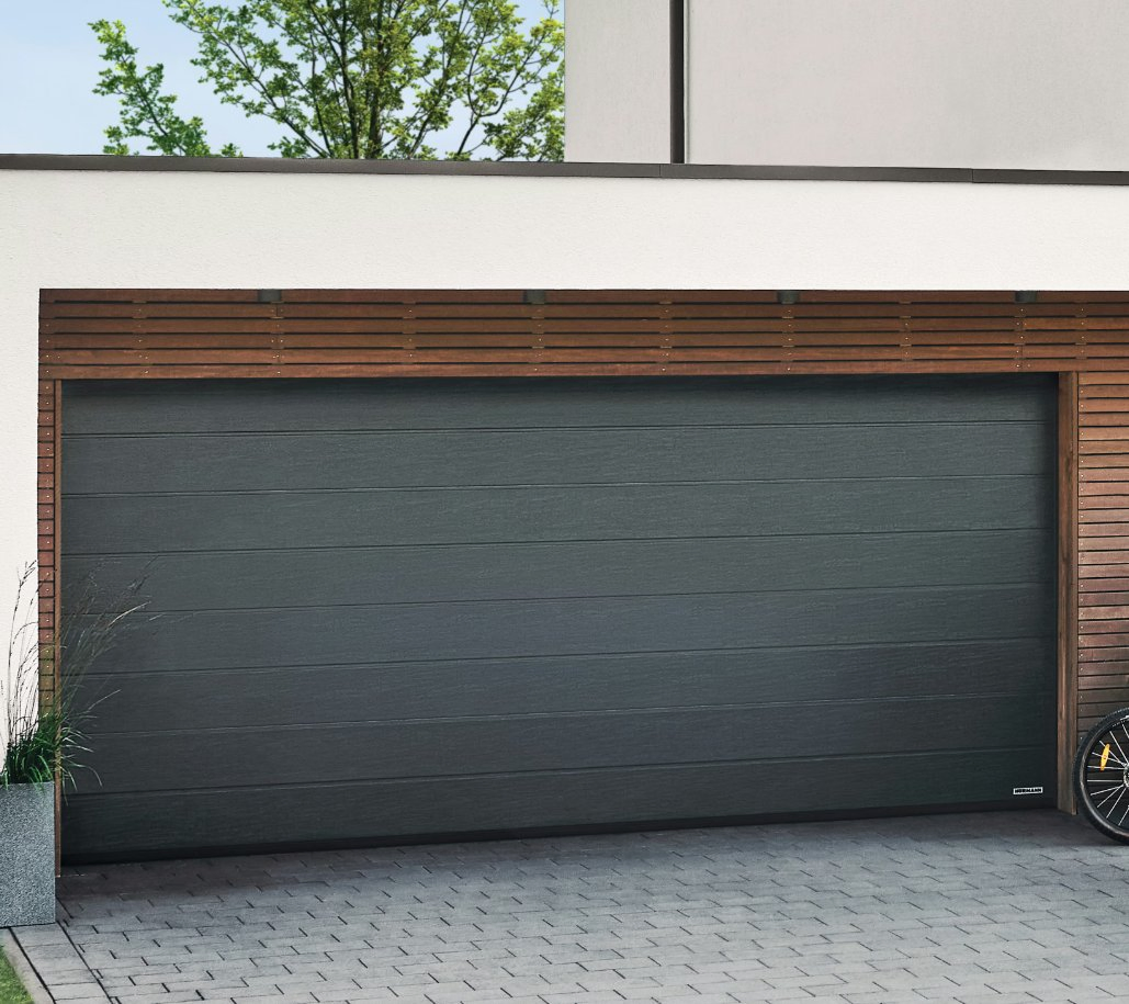 High Quality Residential Garage Door with Strong Steel Frame for Modern Homes