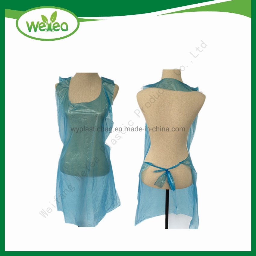 Disposable Aprons for Painting, Polythene Apron Perforated on Roll, Polyethylene Apron