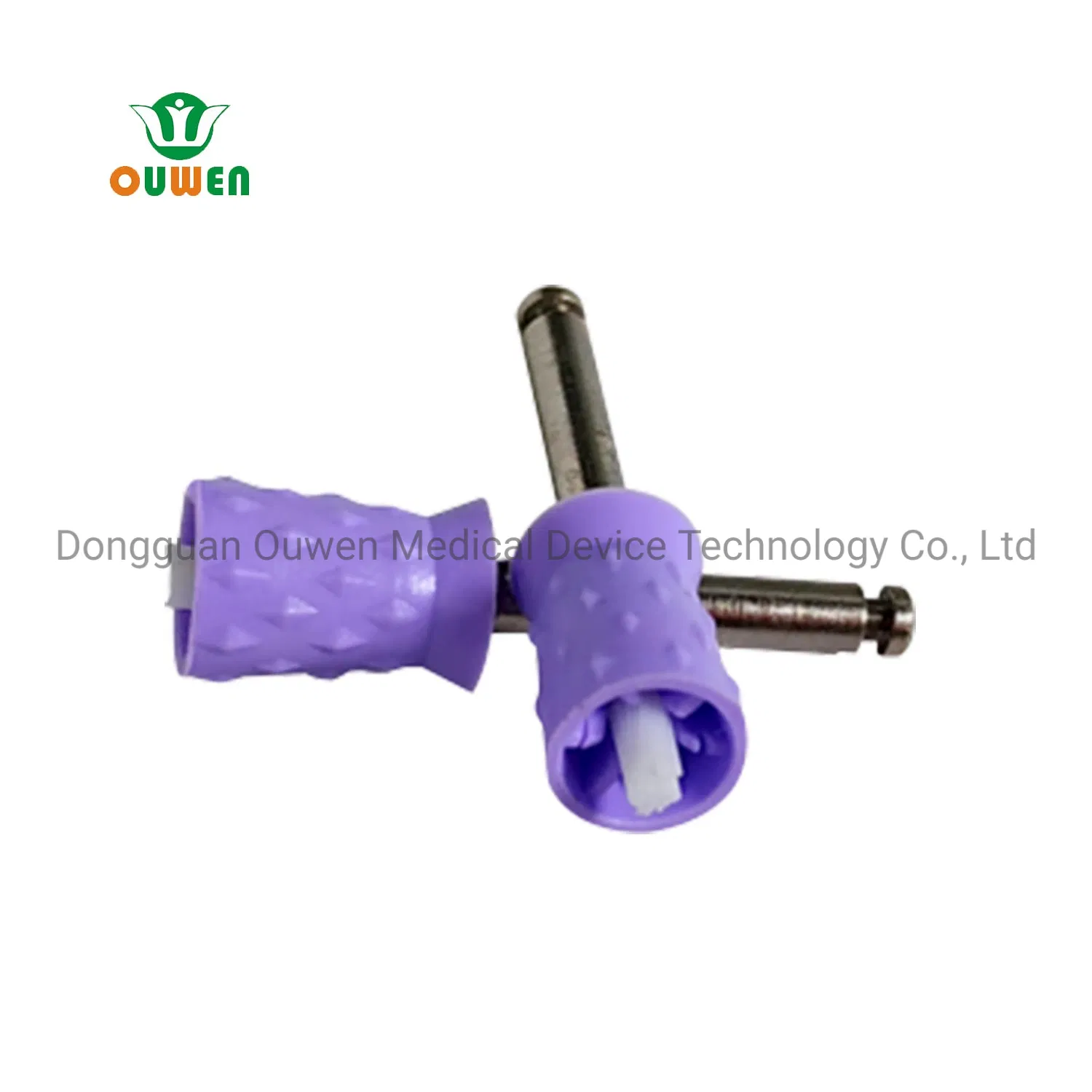 Ouwen Professional Dental Consumables Manufacturer ISO13485 CE FDA Certificate Dual Use Prophy Cup Slicone Polishing Cup Disposable Polishing Brush