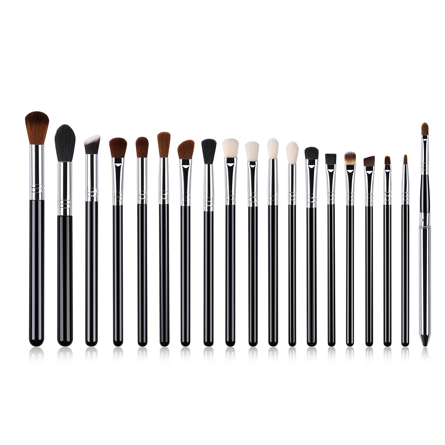High Quality Private Label Cosmetic Makeup Brush Set with Soft PU Bag