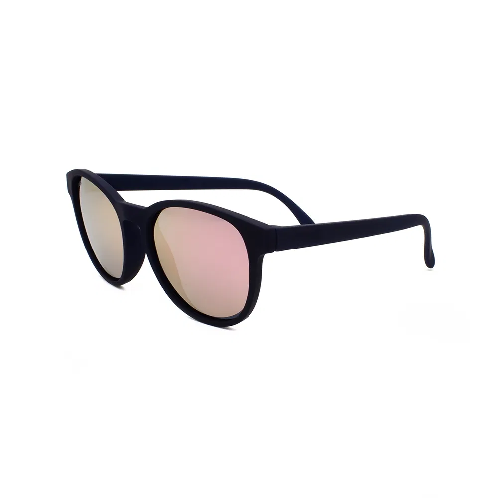 2024 New Designer Women Round Frame Lifestyle Recycled Plastic Sunglasses Wholesale Custom Logo