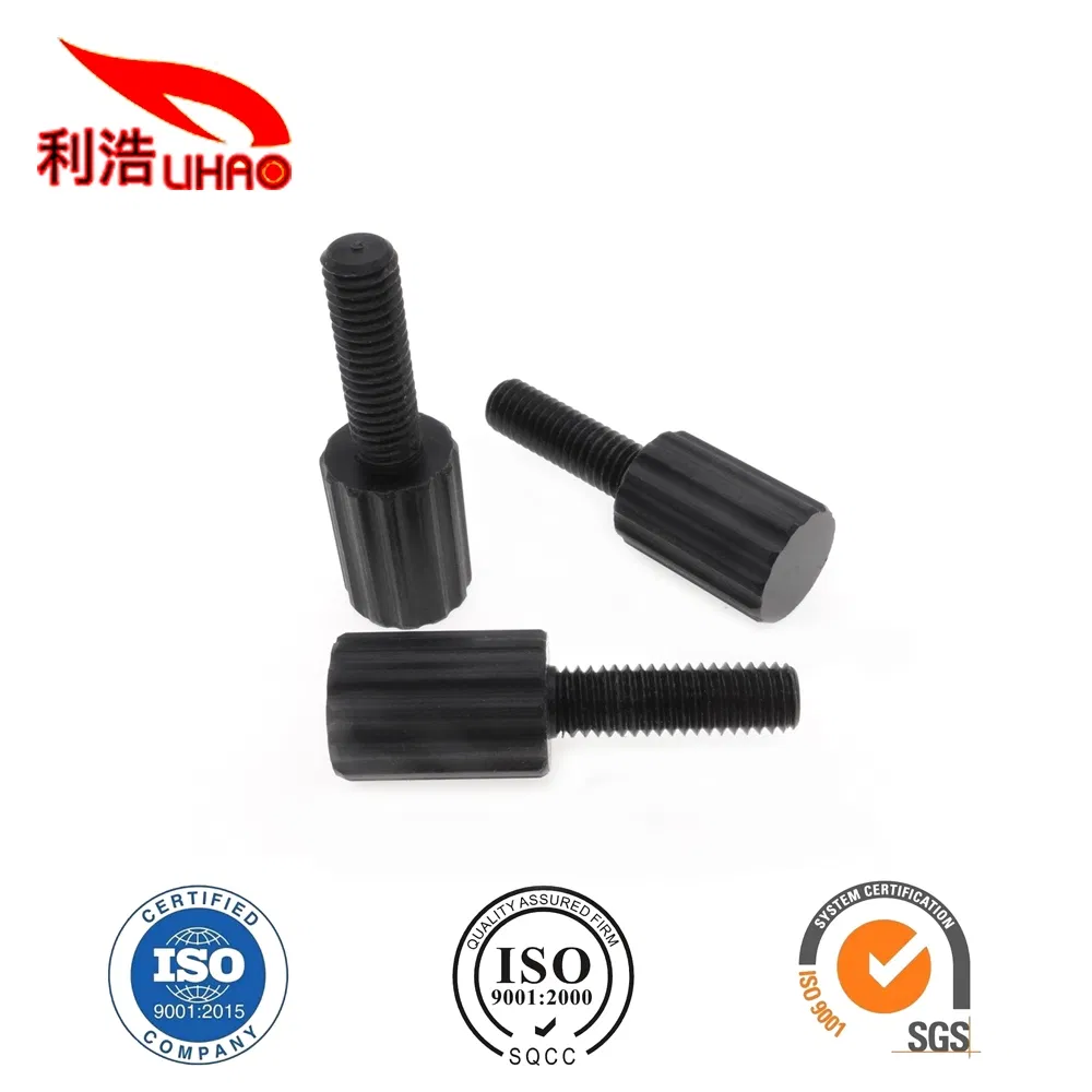Locking Metal Industry Black Plastic Handle Knob Thumb Screw