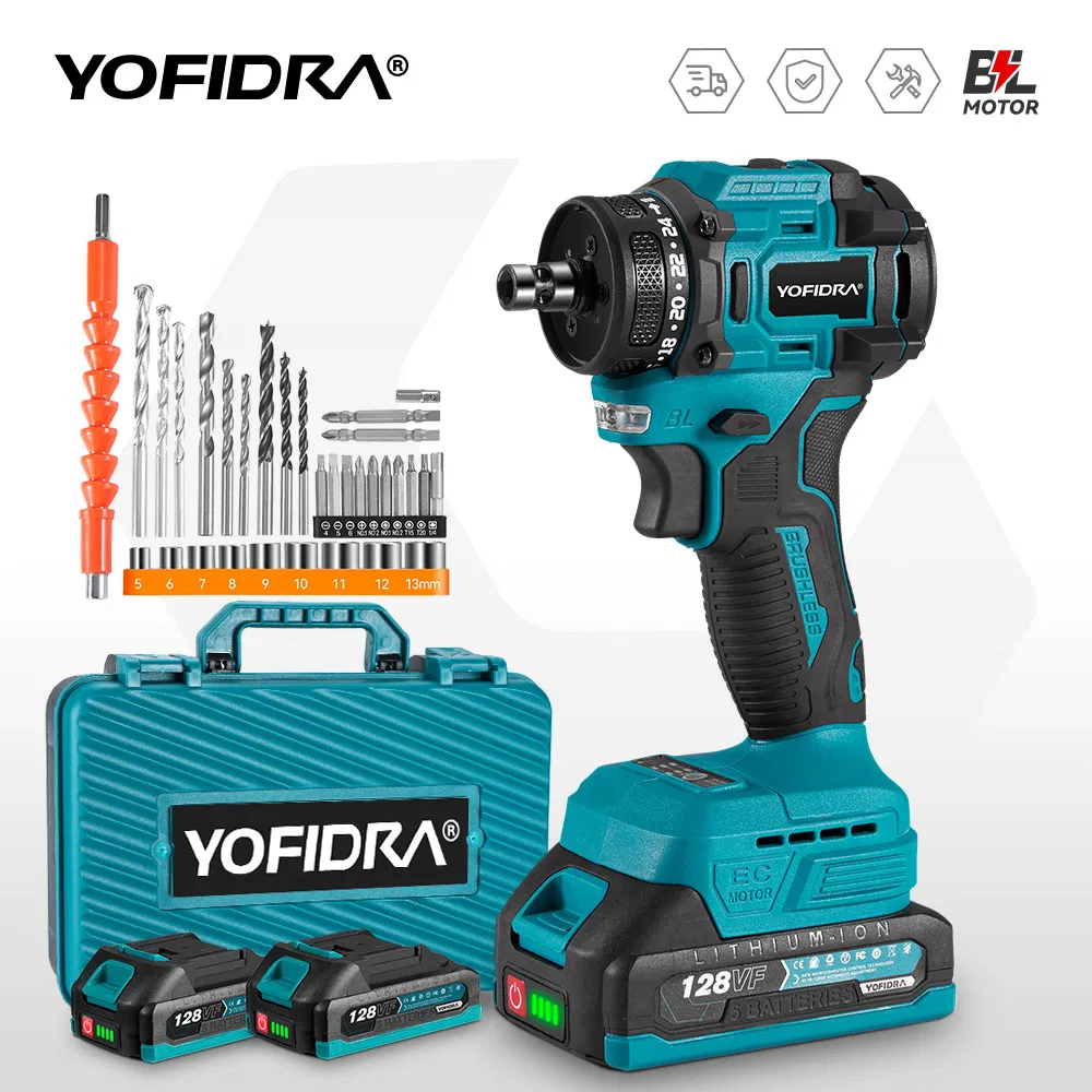 High-Performance Electric Drill with 10mm Quickchuck and 24 Torque Levels