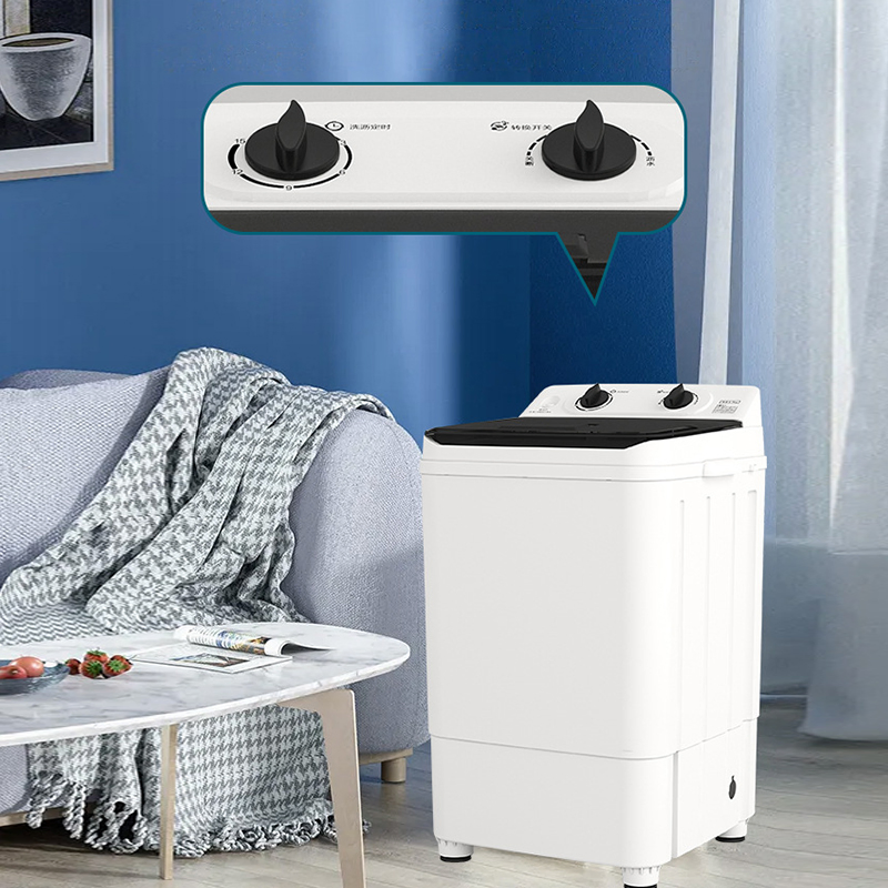 Customized Washer Machine Home Appliance Laundry Equipment Xpb50-218 Portable Single Tub Semi Automatic Washing Machine with Spin Washer and Dryer in One