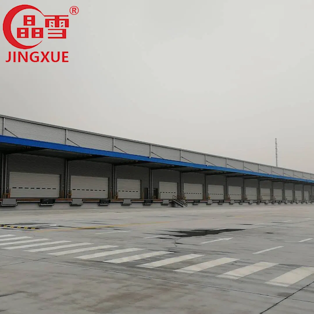 Aluminium Alloy Electric Lifting Overhead Sectional Door for Logistics Warehouse