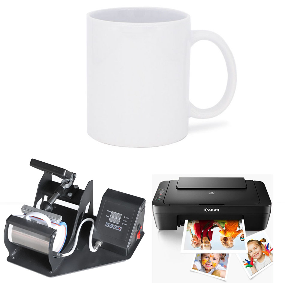 Sublimation Ceramic White Mugs Coffee Cups 11oz AAA