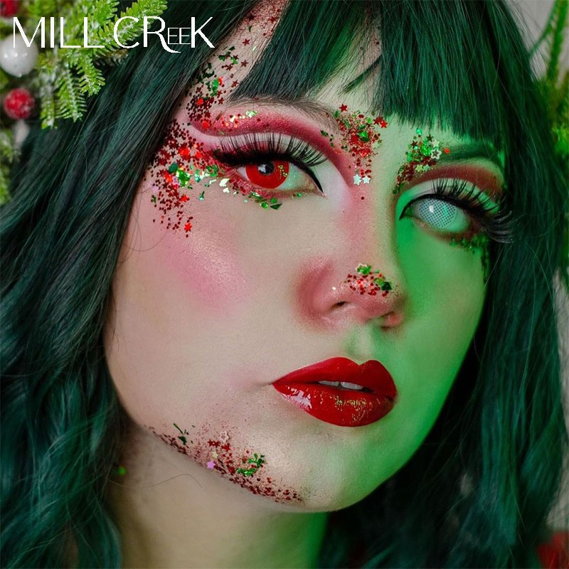 Millcreek Colored Contact Lenses Vendor Soft Eye Lens Color Cosmetic Contac Lens for Cosplay Beauty Makeup Anime Accessories Lenses Halloween Anime Lenses