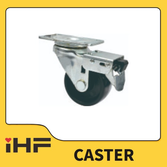 Light-Duty Rigid Casters and Side-Brake Swivel Casters