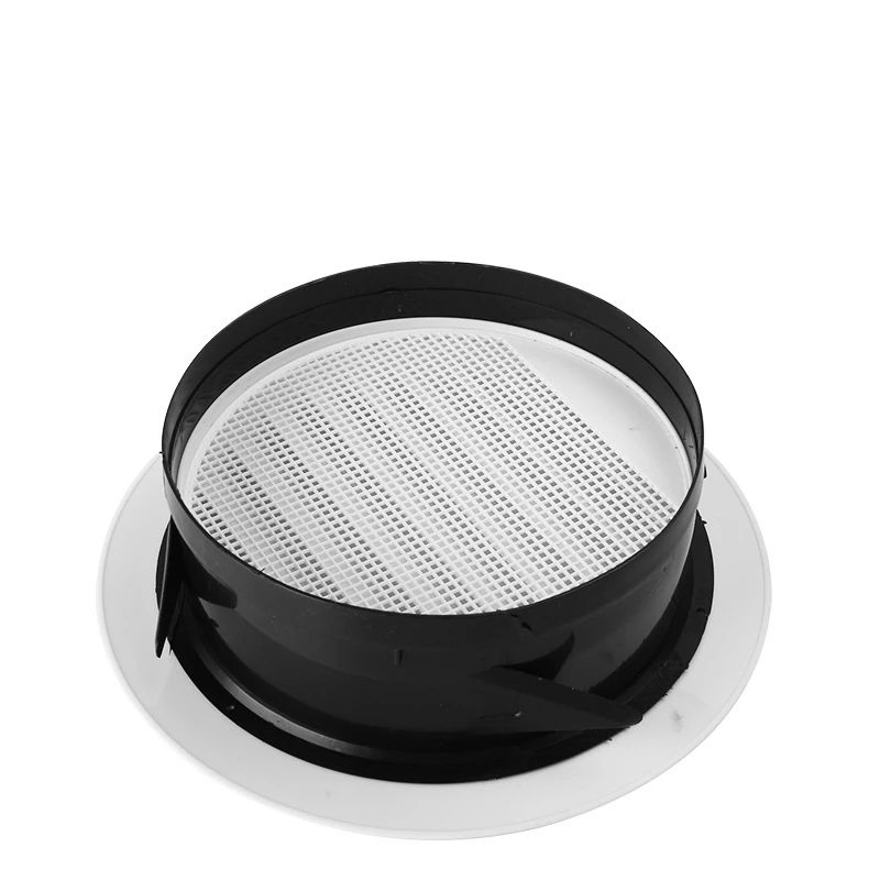 75mm 3~8 "Adjustable Ventilation Grilles Grid Air Vent Round Louver Grille Cover