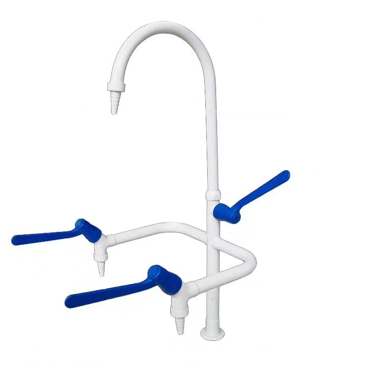 Лабораторный сенсорный кран с гусиной шеей