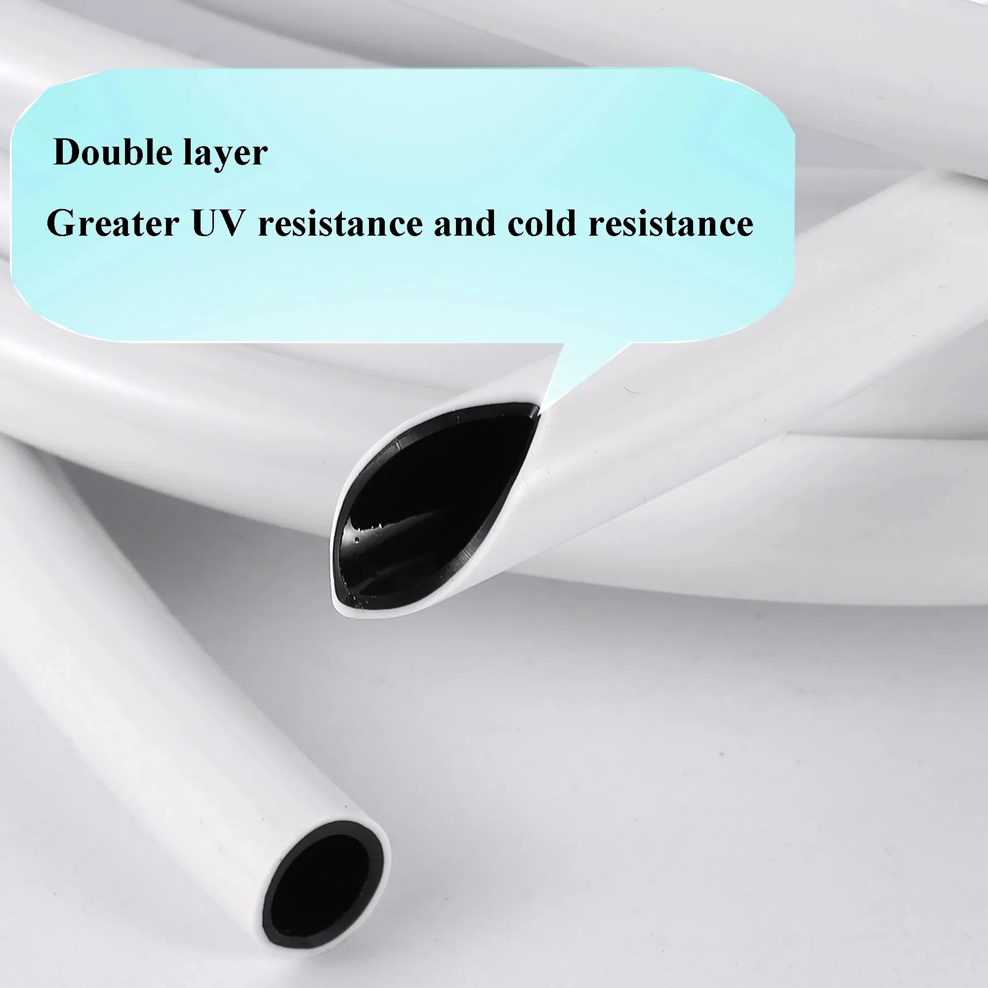 10/20/30/40/50m Water Hose 3/5mm Garden Irrigation Pipe PVC Tube 1/8'' Lawn Drip Tubing for Greenhouse Orchard Watering Systems