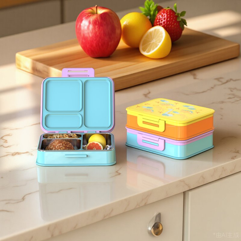 Aohea High Quality Leakproof Portable Durable Bento Lunch Box for Kids