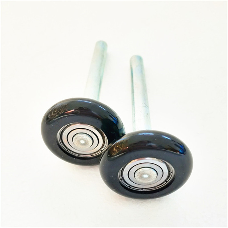 Garage Door Parts Black 6200zz Bearing 46*105mm Sturdy Nylon Roller