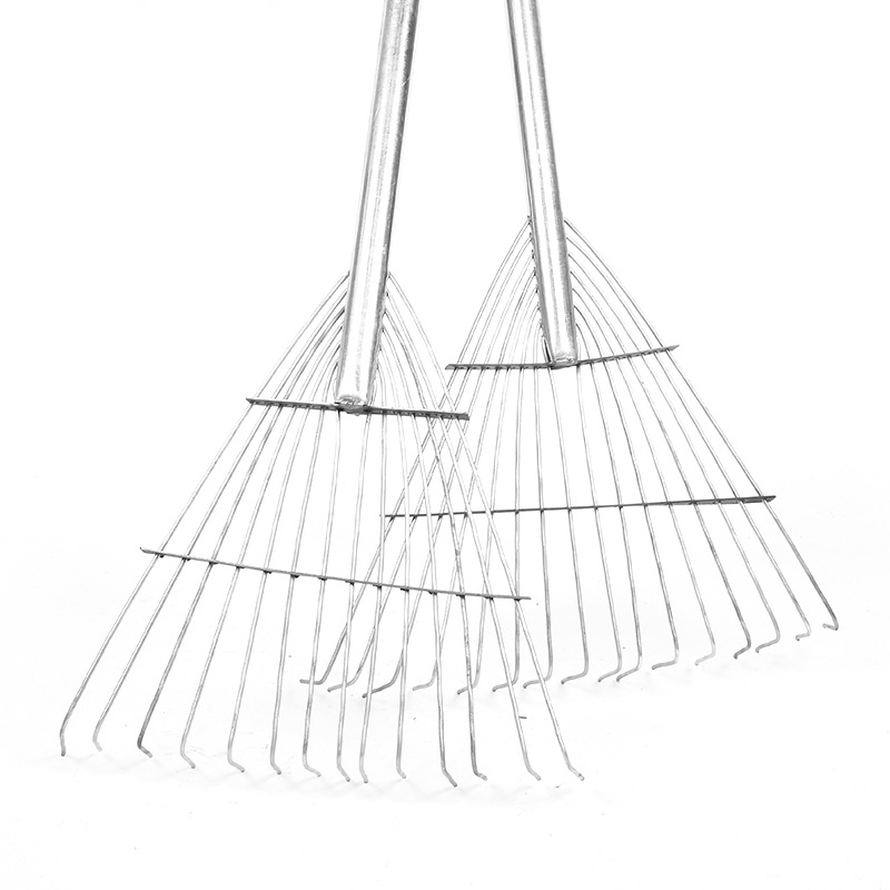 15 Tine Steel Leaf Rake New Gardening Tools Garden Equipment