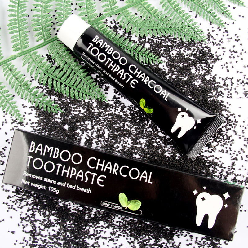 OEM Toothpaste Wholesale Removes Stains Bad Breath Activated Teeth Whitening Bamboo Charcoal Toothpaste