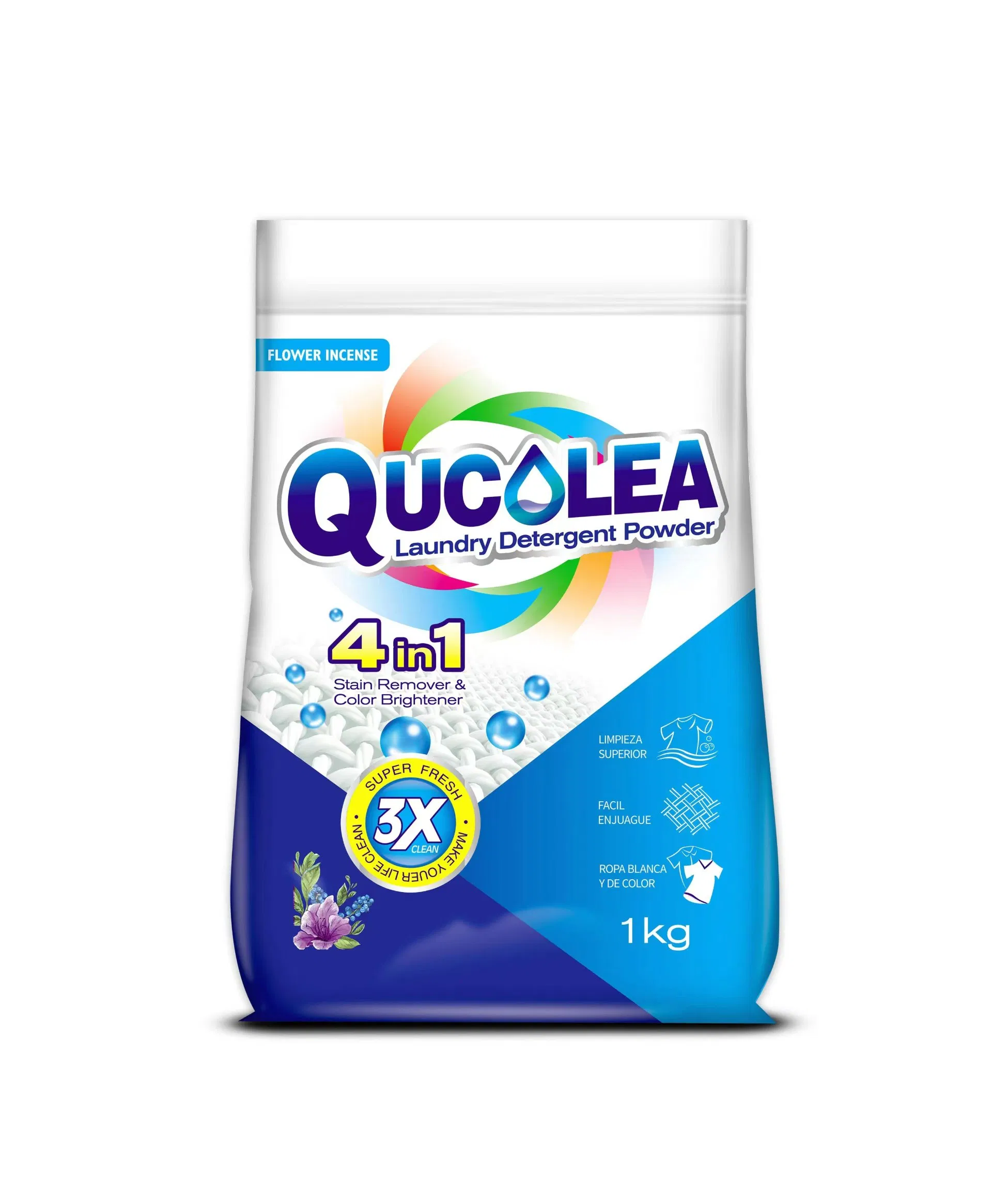 Efficient Laundry Detergent Powder 500g OEM Brand Wholesale Cleaning