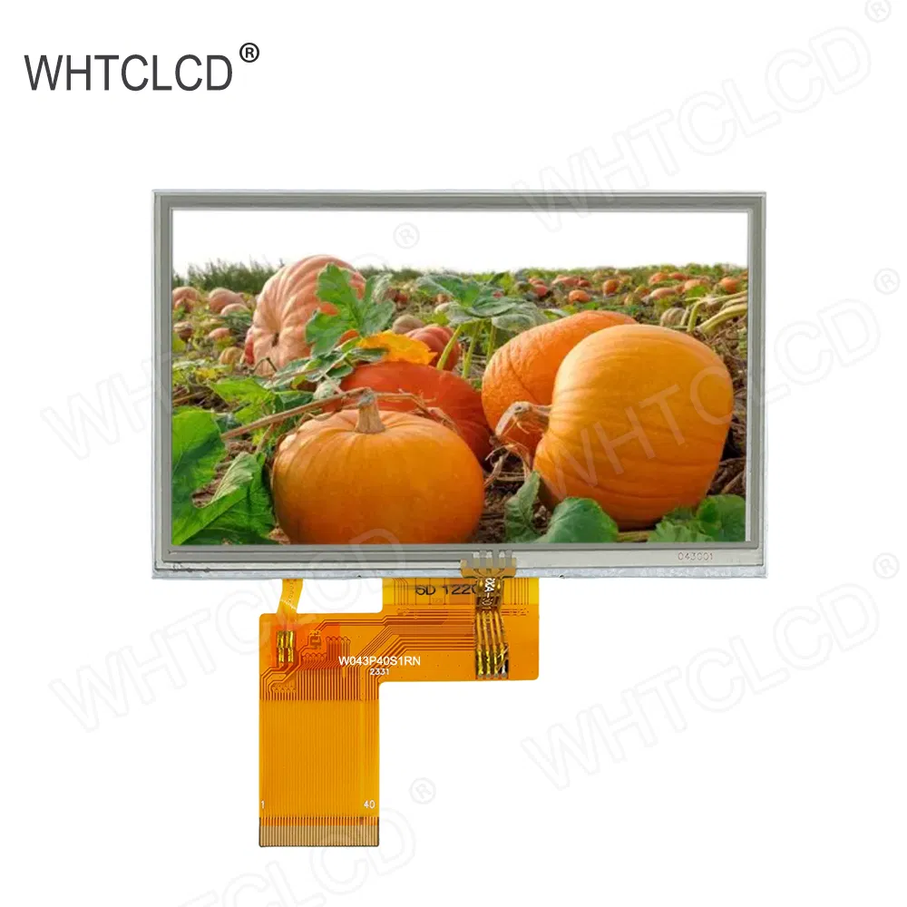 4.3-дюймовый TFT LCD дисплей с резистивным тачскрином