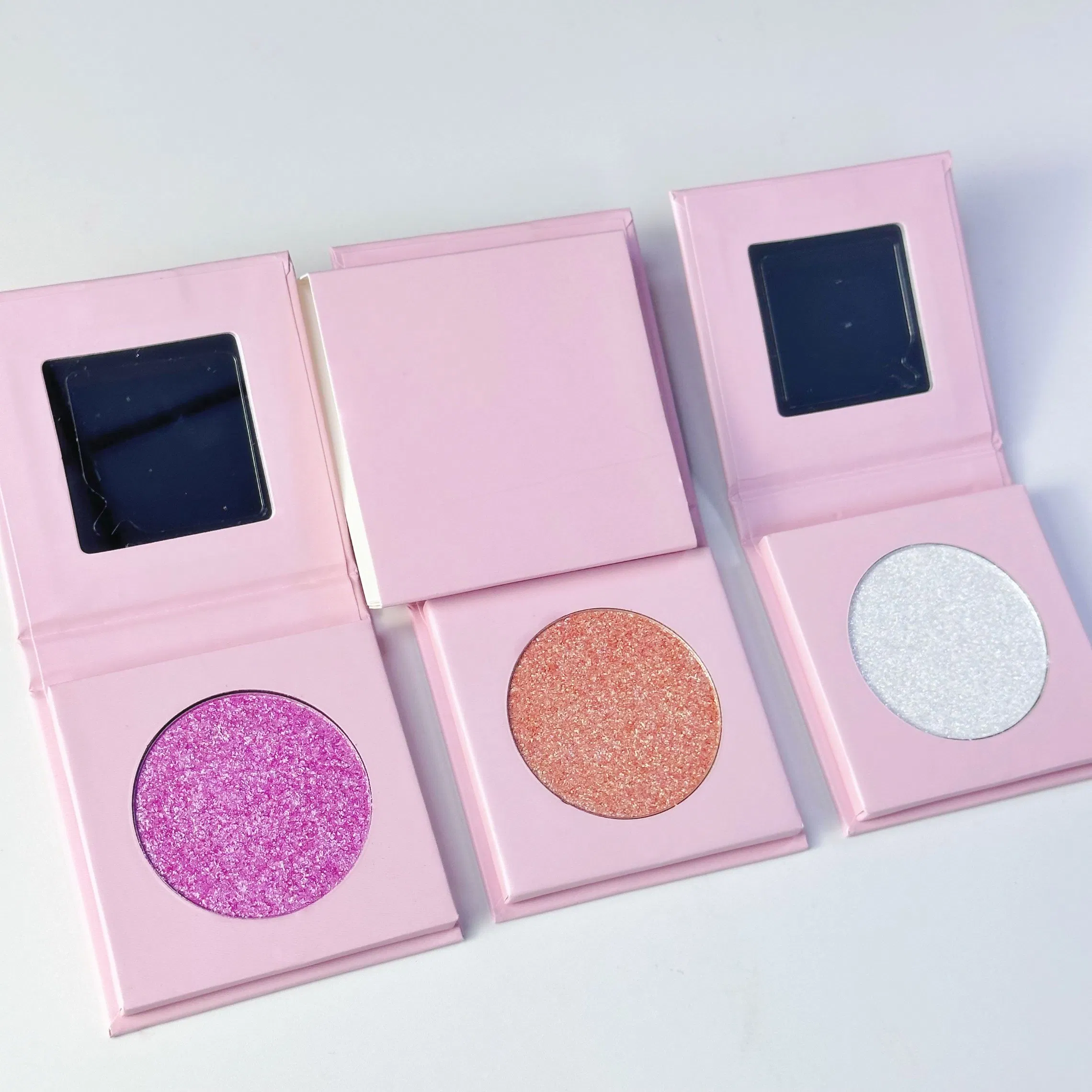 6 Colors Single Palette Highlighter Powder Sweatproof Charming Cusomizable Manufature Face Makeup