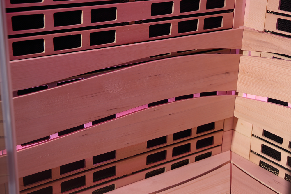 Modern Design Luxury Bathroom Customized Canadian Hemlock Steam Shower Cabin Outdoor Traditional Steam Sauna Room Combination