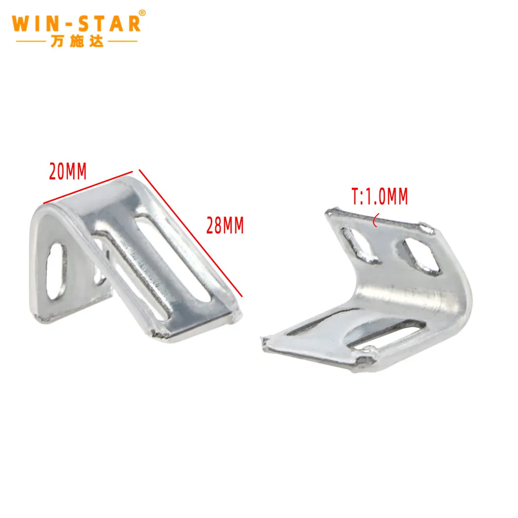 Winstar Metal Zig Zag 4/5 Holes Spring Clips for Sofa Hardware Accessories