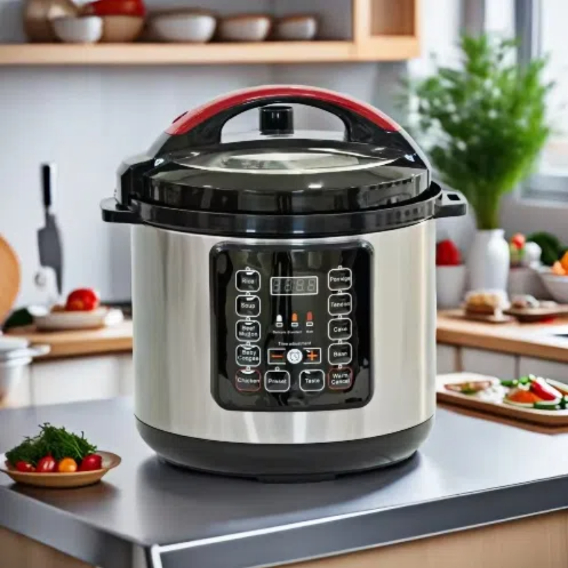 Multi Cooker 5-Liter 900W Stainless Steel Programmable Pressure Cooker