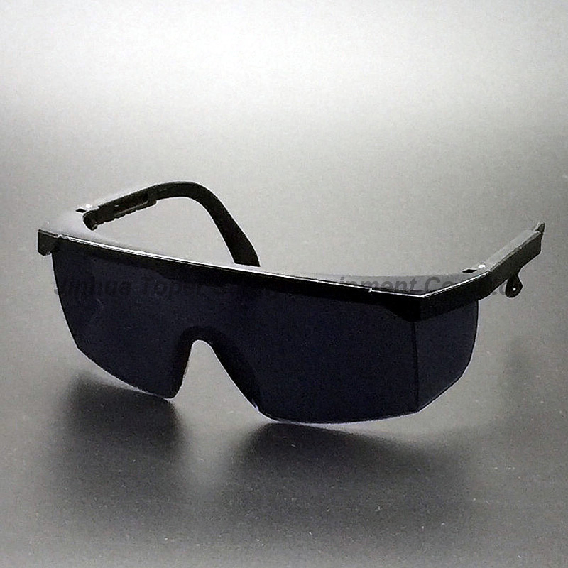 Side Protection Adjustable Frame PC Lens Safety Glasses (SG100)