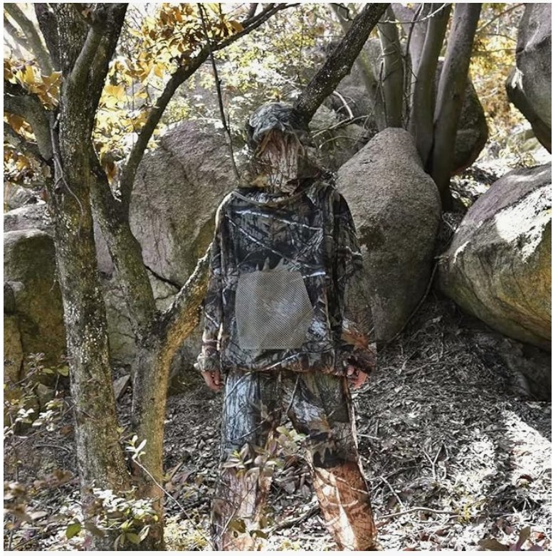 Disguiser Mosquito Suits Net Bug Pants & Jacket Hood Sets Ultra-Fine Mesh - with Fishing Hiking Camping and Gardening
