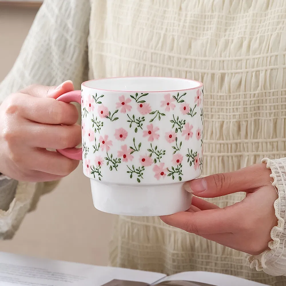 Resistant Hot and Cold Temperatures Ceramic Water Cup for Hosting Clients