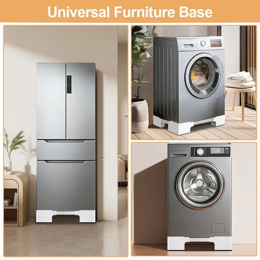 Washing Machine Base Movable Refrigerator Stand with Wheels for Easy Cleaning