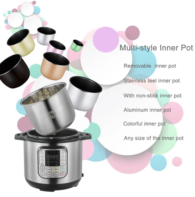 7-in-1 Electric Pressure Cooker, Slow Cooker, Rice Cooker, Steamer, Smart Electric Pressure Cooker, Large Capacity. Multifunctional Home Cooker