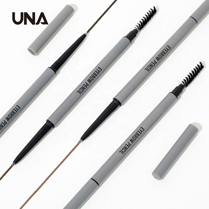 Wholesale Your Label Retractable Eye Brow Pencil with Brush Long Lasting Eyebrows Custom Logo Waterproof Slim Brow Pencil