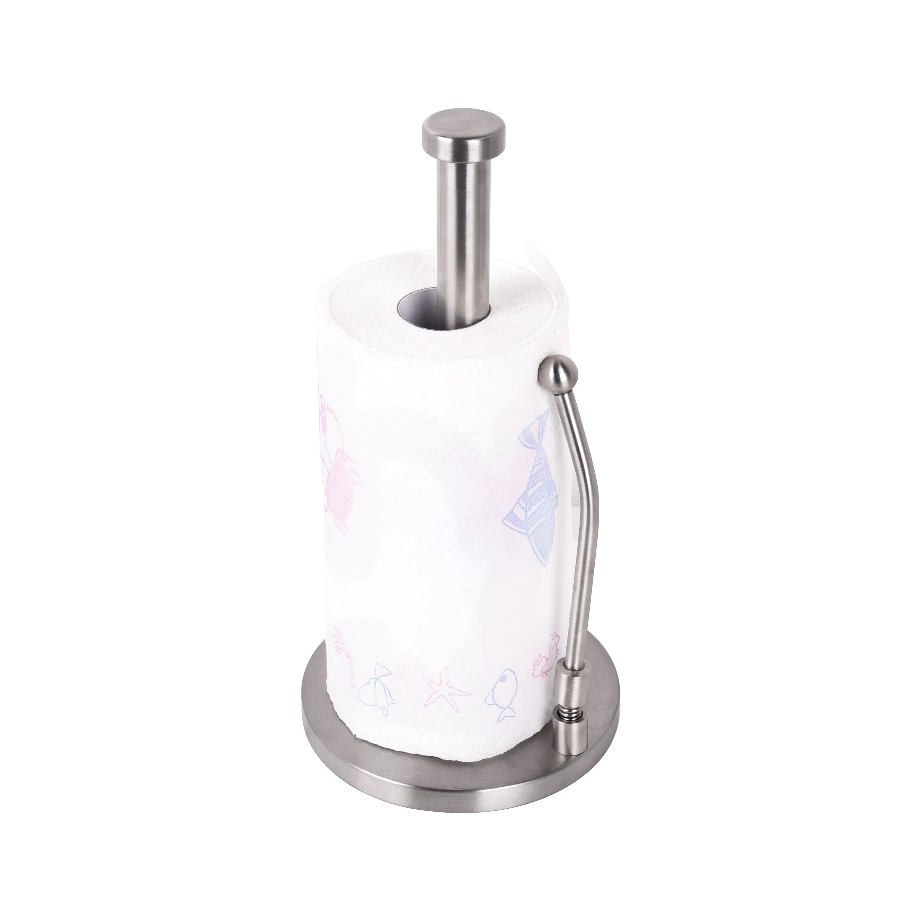 Modern Kitchen Non-Slip Under Cabinet Roll Paper Towel Holder Storage