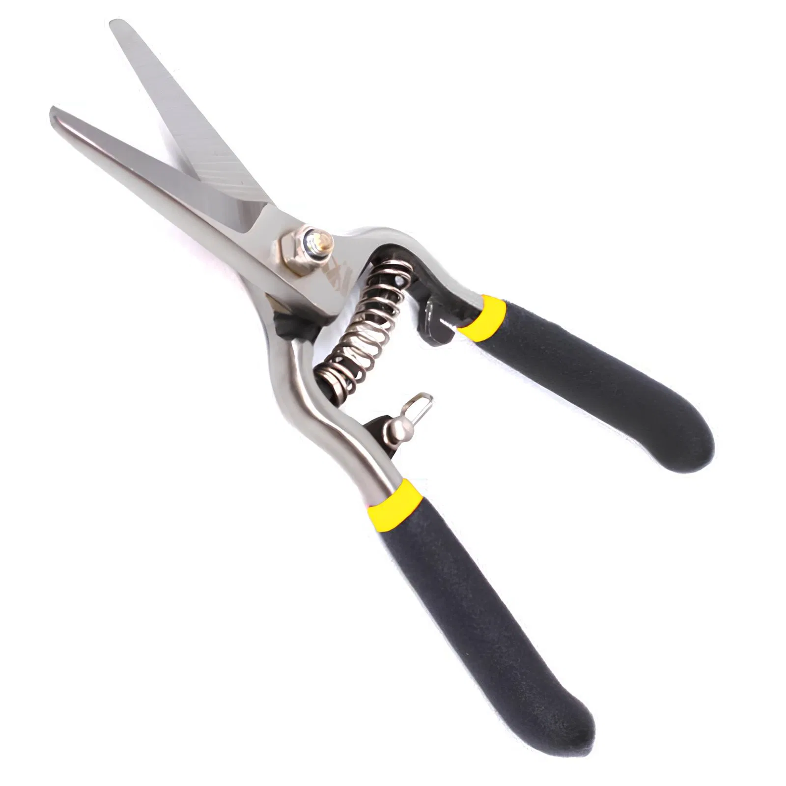 Pruning Shears W/Double Color Dipping Handle, Nickel-Iron Plated