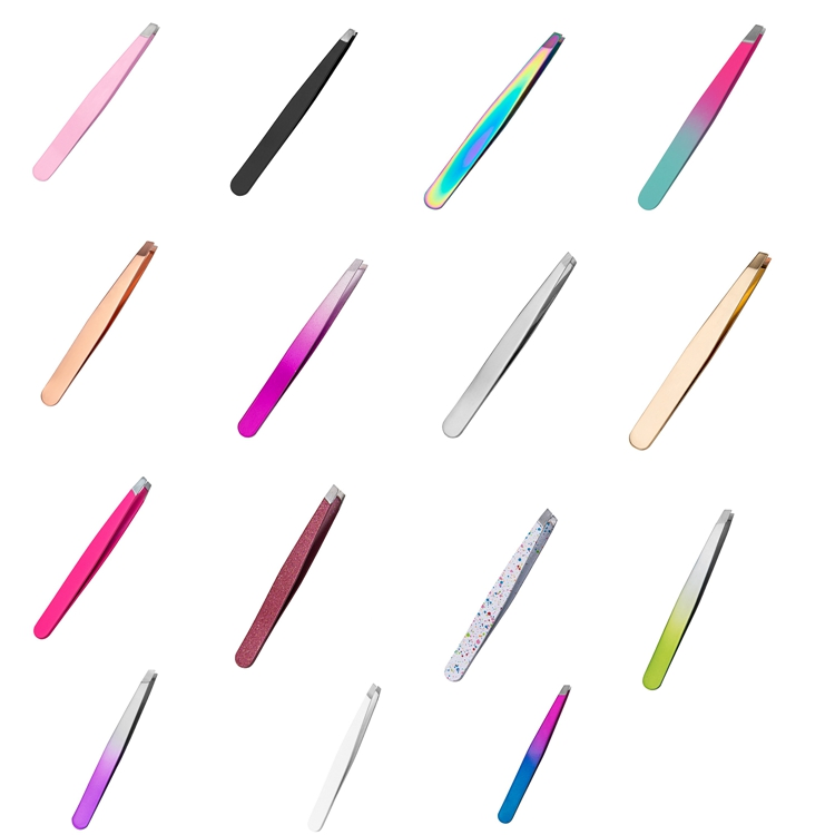 Hot Selling Eyelash Tweezers Packaging Storage Box Private Label Eyelash Tweezers with Packaging Tube