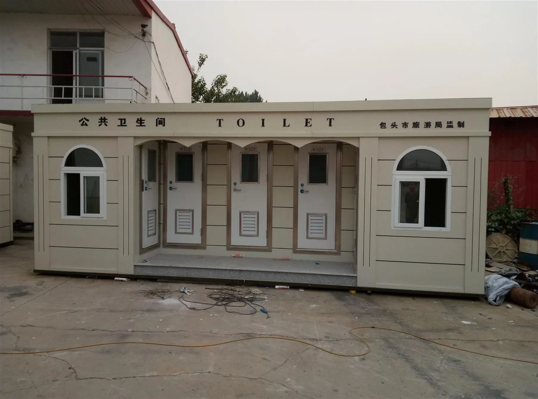 New Designed Light Steel Mobile Toilet