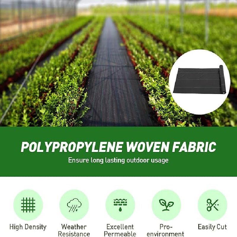 Versatile Garden Flooring Weedmat with Certified Water Permeability