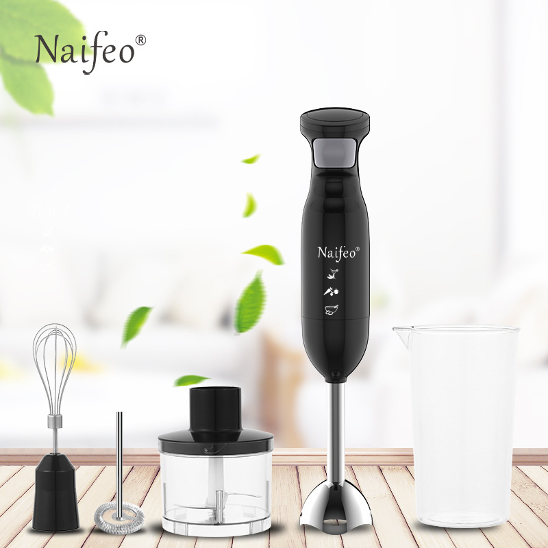 300W Household Electric Handheld Cooking Machine Multifunctional Container Bar Mixer Crusher