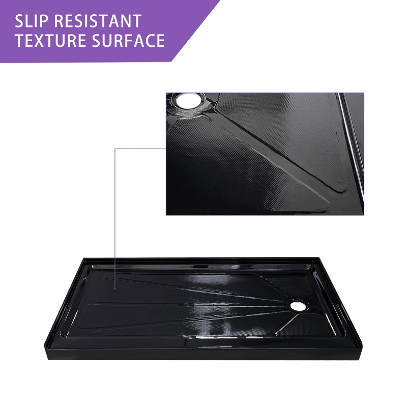Wholesale 5 Year Warranty Easy Clean Acrylic Shower Base with Right Drain