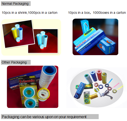 1/2'' White PTFE Tapes for Water Pipe Thread Sealant